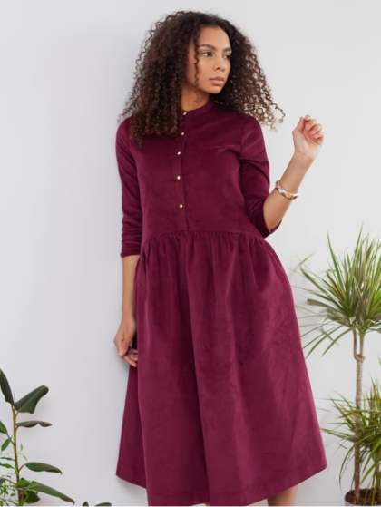 Long Dress Ruffed